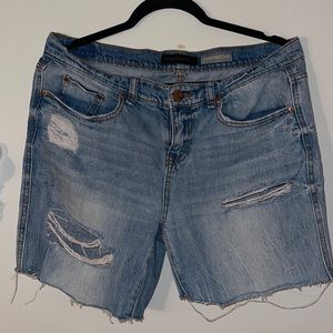 Blue ripped Boyfriend AEROPOSTALE DIY Shorts